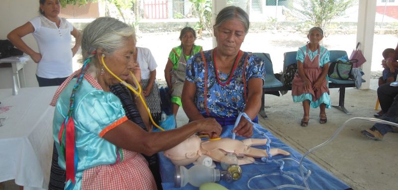 Parteras tradicionales en Veracruz.
