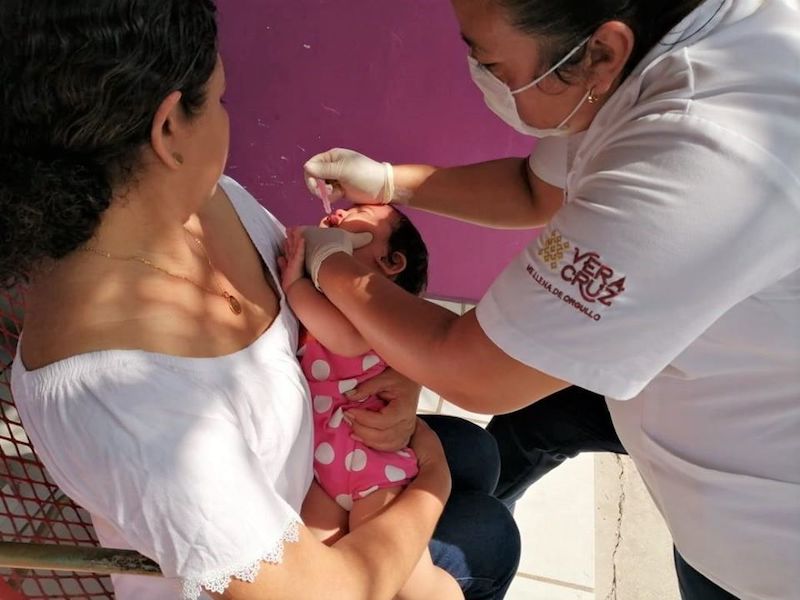Enfermera de la Secretaría de Salud